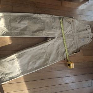 Carhartt Brown overalls size 34x30